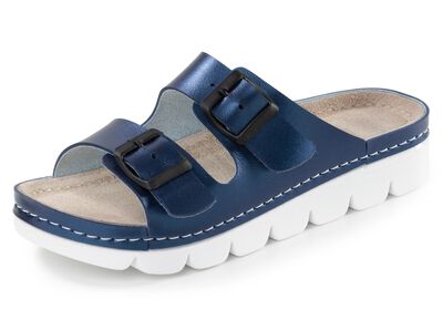 Klassieke damesmuiltjes met verstelbare sluitingen 