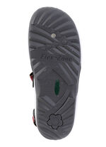 ELENA EDEN, sportieve dames trekkingsandalen, breedte G, met klittenbandsluiting BLEU-WEISS-ROT