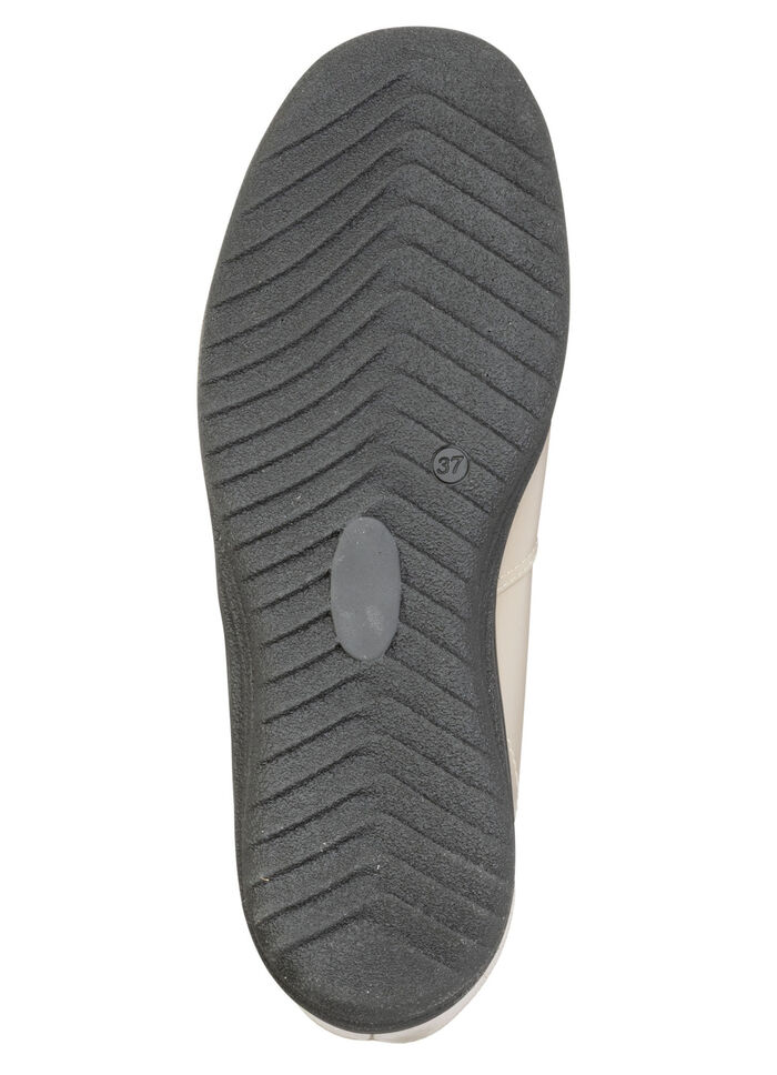 ELENA EDEN, gevoerde dames enkellaarsjes, winterschoenen, breedte H, met lamsvacht BEIGE