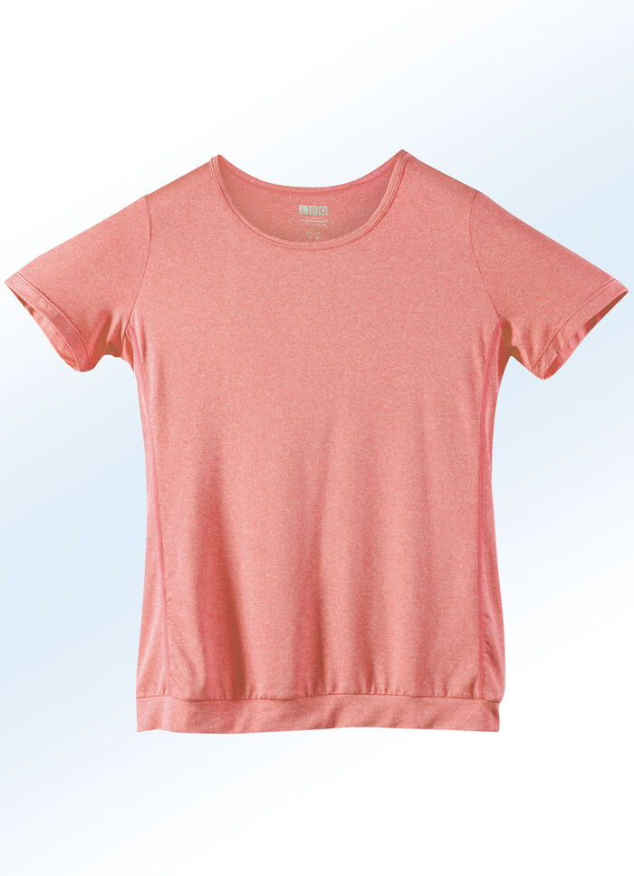 Gemêleerd functioneel shirt van “LPO” in 3 kleuren ABRIKOOS