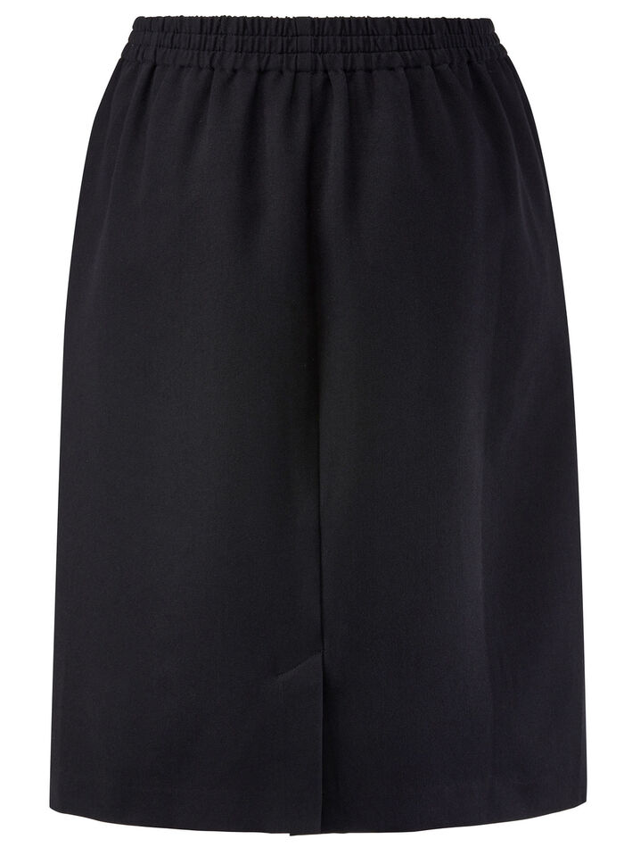 Rok in een slanke snit ZWART
