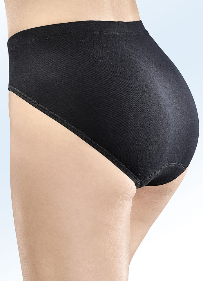 Speidel set van drie slips van puur biologisch katoen ZWART