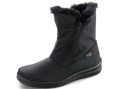 ELENA EDEN, ademende dames enkellaarsjes, winterschoenen, breedte G, met rits 