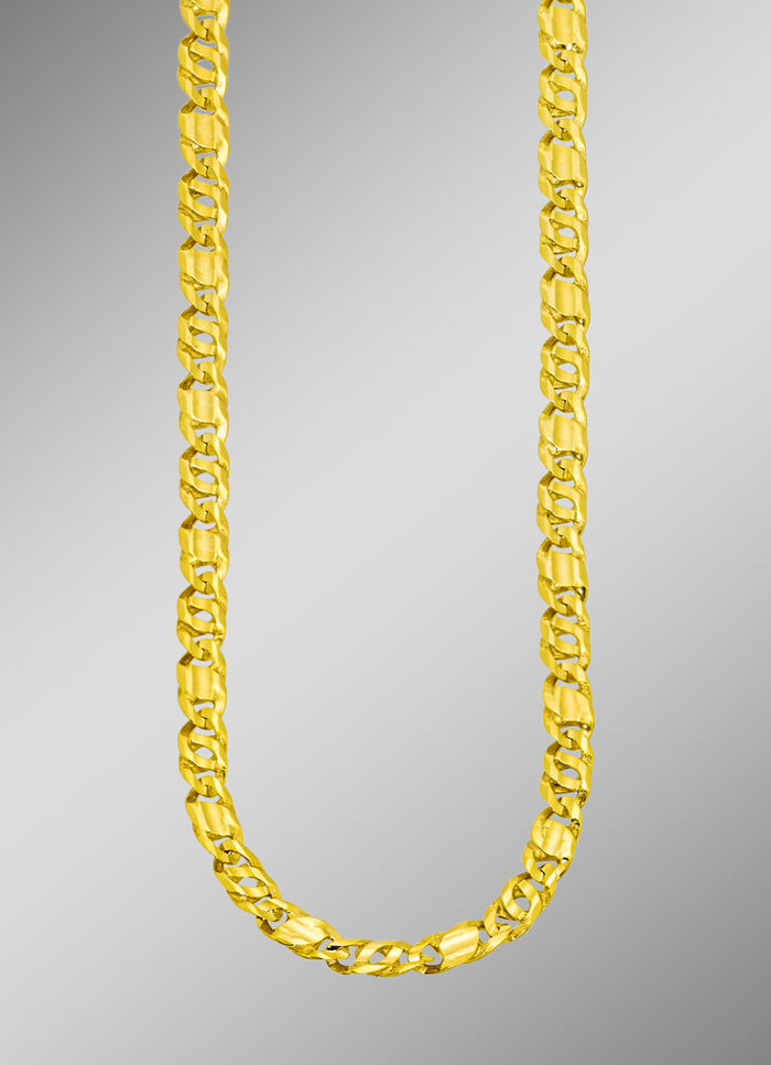 Massieve diamanten ketting met figuur acht patrijs 