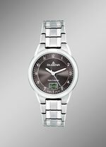 Radiogestuurd dameshorloge met titanium kast 