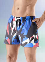 Zwemshort, all-over patroon, microvezel 