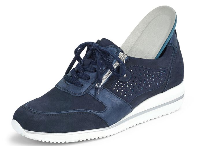 Waldl&auml;ufer, comfortabele dames veterschoenen, breedte H, met uitneembaar voetbed 