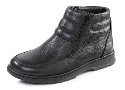 GINO GALANTE, gevoerde herenlaarzen, winterschoenen, met lamsvacht 