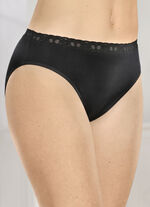 Set van vier slips met elastische kanten tailleband 