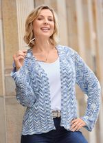 Cardigan met een geweldig kleurverloop 