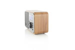 Dubbele DCR-51 digitale radio in houten ontwerp 