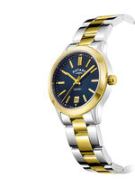 Roterend quartz dameshorloge met roestvrijstalen armbandkast 