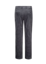 Corduroy broek met elastische tailleband in 3 kleuren GRAFIET