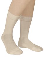 Twee stuks comfortabele kniekousen of sokken BEIGE