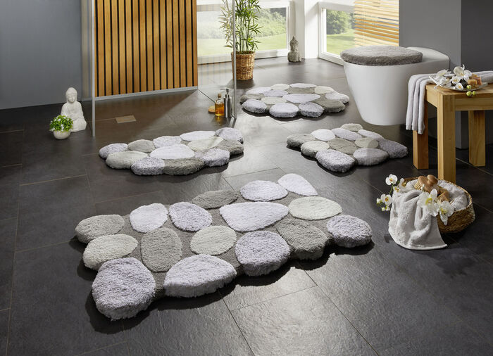Badmattenset met antislip-onderkant 