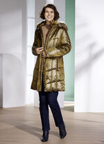 Korte jas met elastische windjackmouwen 