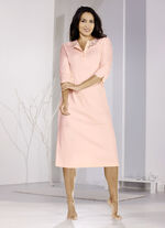 Nachthemd, kuitlengte en driekwartmouwen APRICOT