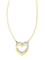 Romantische ketting met 25 diamanten 