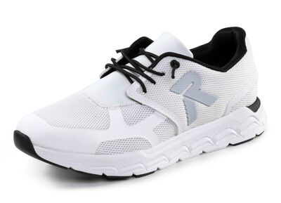 Rieker sneaker gemaakt van gedeeltelijk gecoat mesh-materiaal 