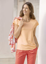 shirt met ronde hals 