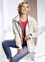 Functioneel jasje met bloemmotief 