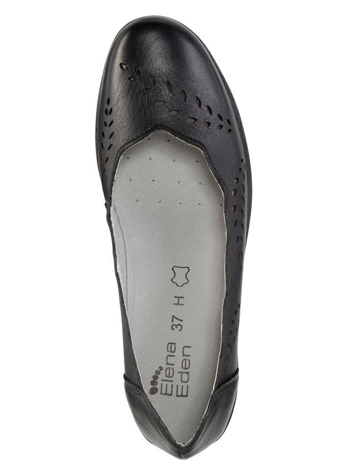ELENA EDEN, stijlvolle damespumps, breedte H, met uitneembaar voetbed SCHWARZ