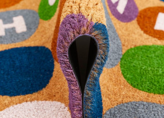 Deurmat van echte kokosvezels 