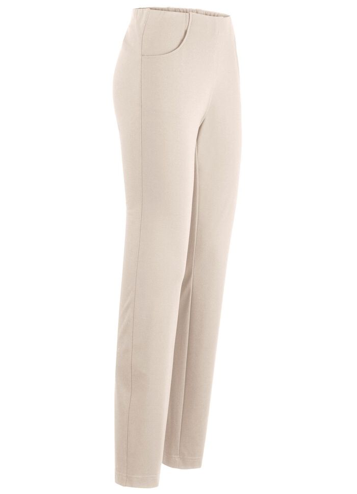 Broek met aangeknipte tailleband 