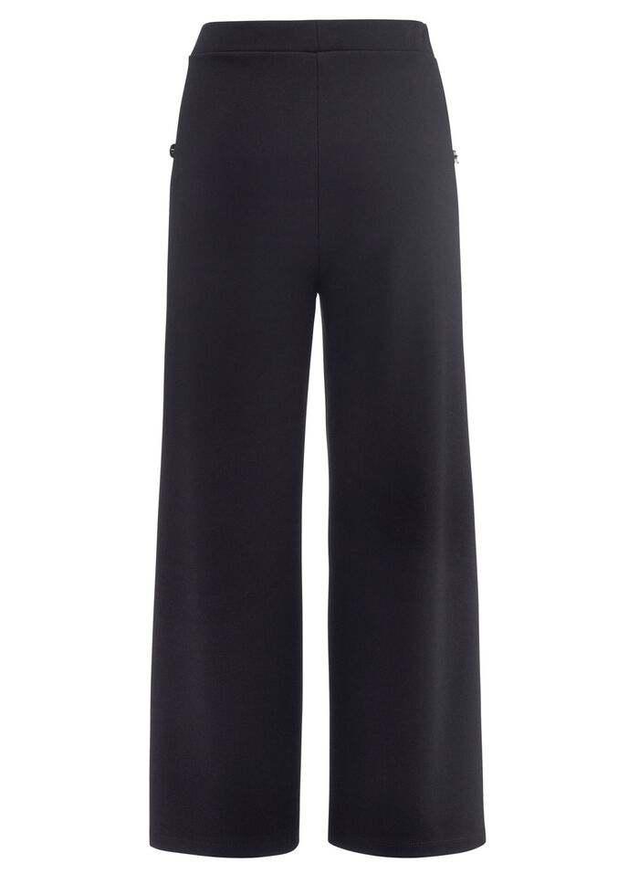 Culotte met decoratieve knopen ZWART