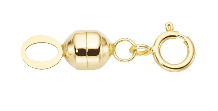 Praktische magneetsluiting van goud 