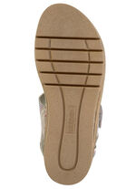 Waldläufer, comfortabele damessandalen, breedte K, met uitneembaar voetbed ROSÉ-BUNT