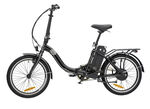 Verocraft opvouwbare e-bike met stalen opvouwbaar frame SCHWARZ