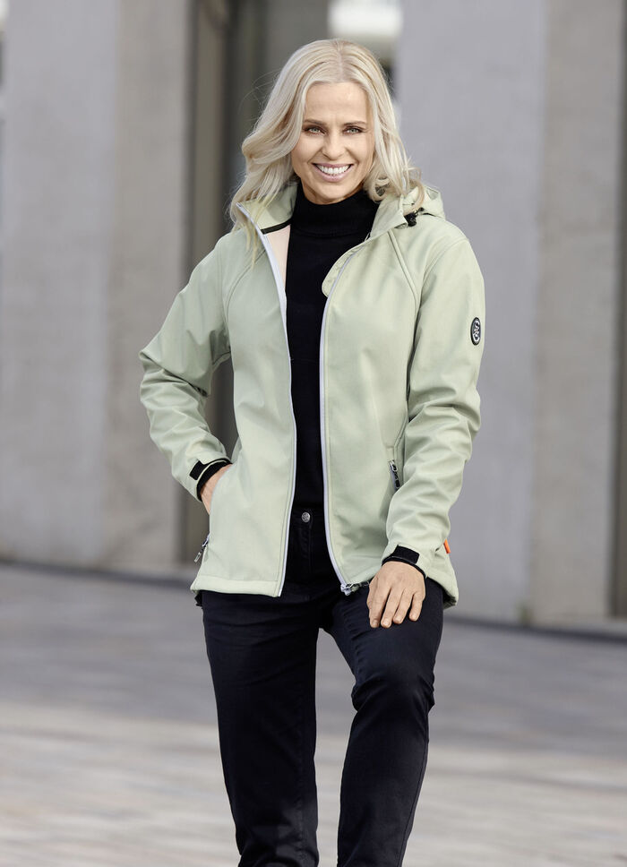 Jas met gelijmde fleece binnenkant LINDGRÜN