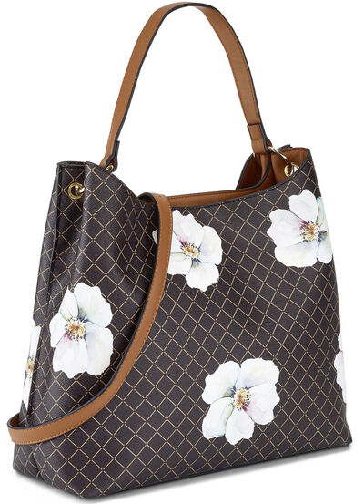 Collezione Alessandro tas met chique bloemenprint 