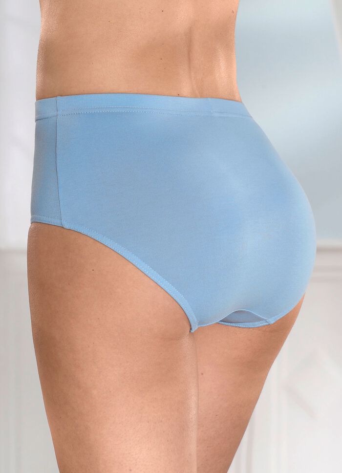 Set van vier slips met elastische band 