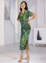 Nachthemd van Laurina met inkjetprint 