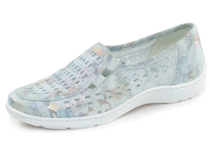 Waldl&auml;ufer, zomerpantoffels voor dames, breedte H, met uitneembaar voetbed 