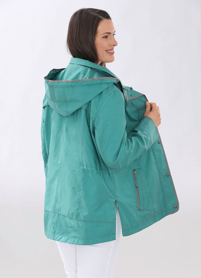 Functioneel jack met ritssluiting aan de zijsplitten PACIFIC