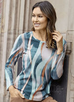 Shirt met all-over print 