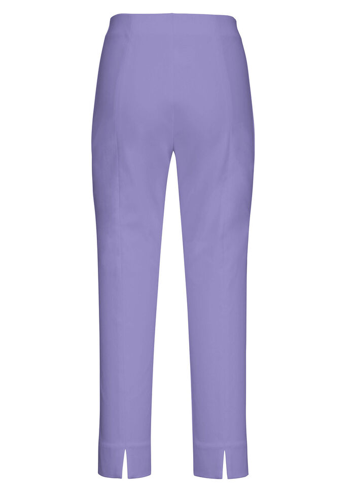 Zachte stretchbroek in 7/8 lengte LAVENDEL
