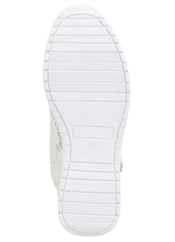 ELENA EDEN, chique dameslaarzen, breedte G, met uitneembaar voetbed WEISS