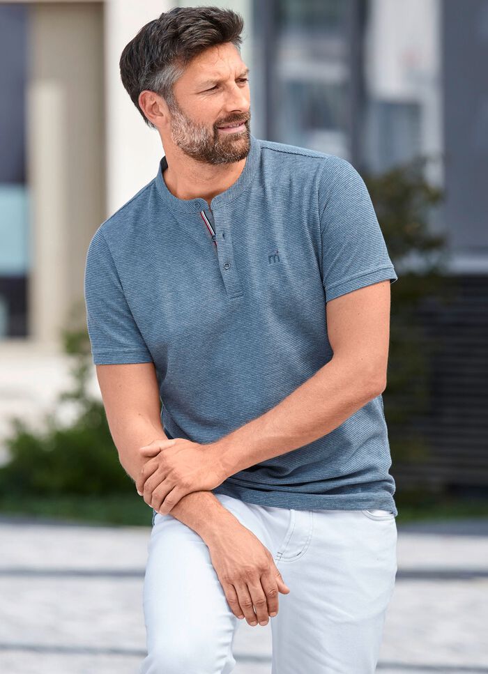 Milano Itali&euml; shirt DENIM BLAUW