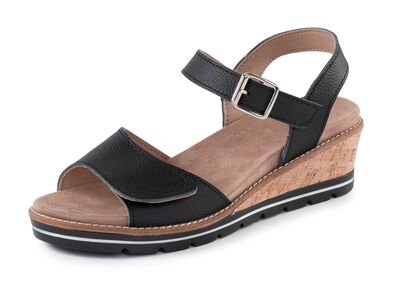 ELENA EDEN, comfortabele damessandalen, wijdte H, met uitneembaar voetbed 