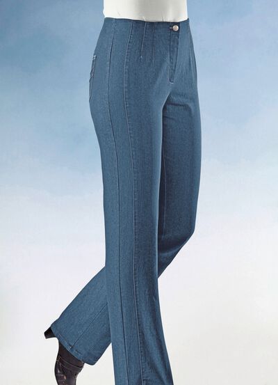 Jeans met een flatterende naad 