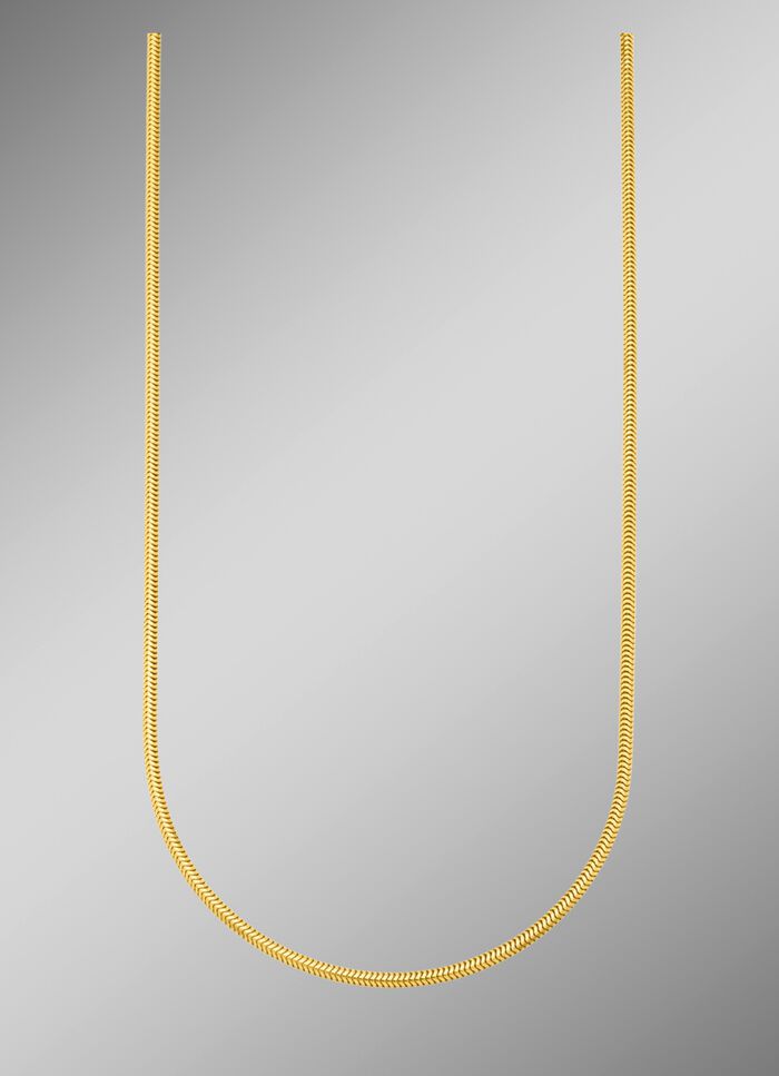 Machinaal gegraveerde slangenketting 