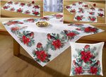 Tafel- en kamerdecoratie met schattige roodborstjes 