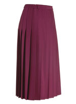 Rok met figuurflatterende plooien BORDEAUX