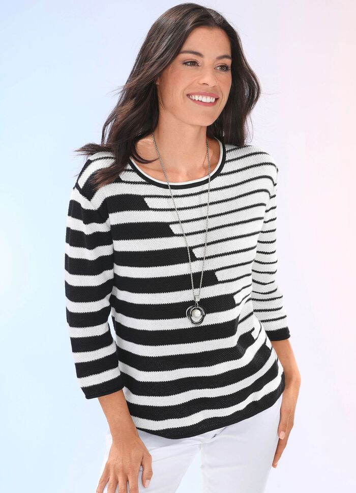 Trui met grafisch dessin 