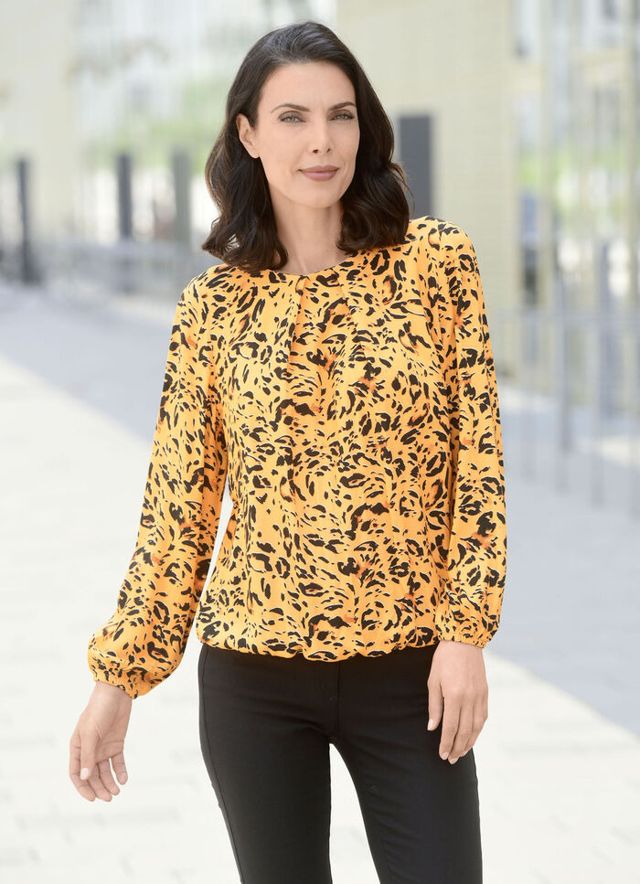 Tuniek met elastische manchetten 