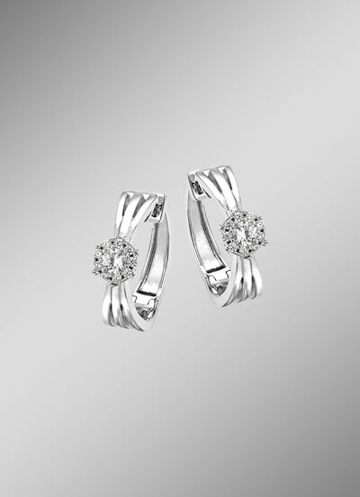 Oorringen zilver 925/- 